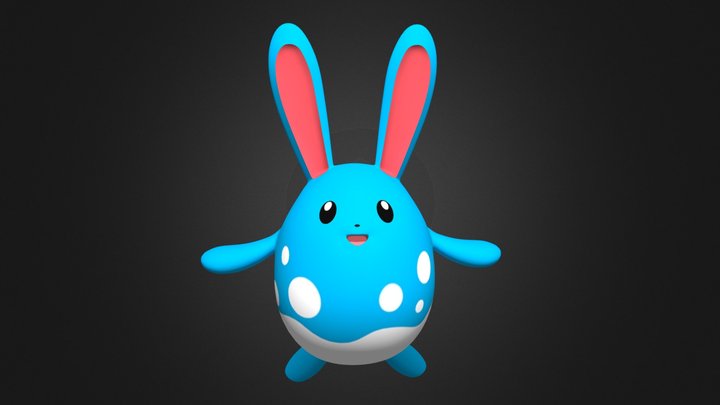 Azumarill 3D - Pokémon 3D Model