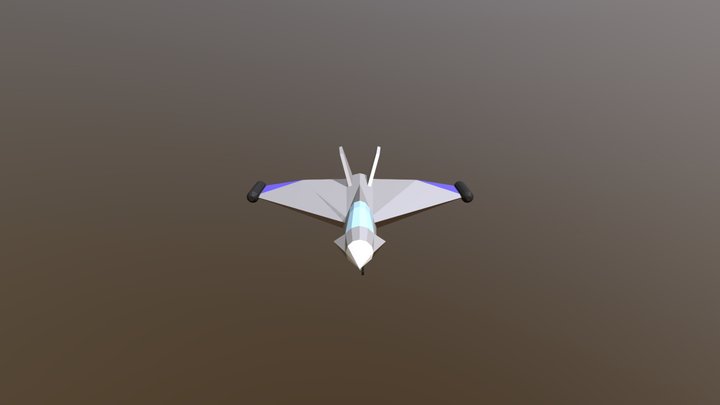 Airplane low poly 3D Model