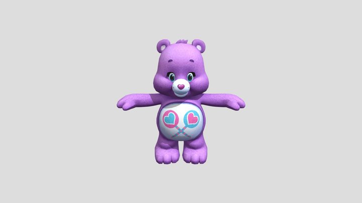 Care Bears Share Bear 3D Model