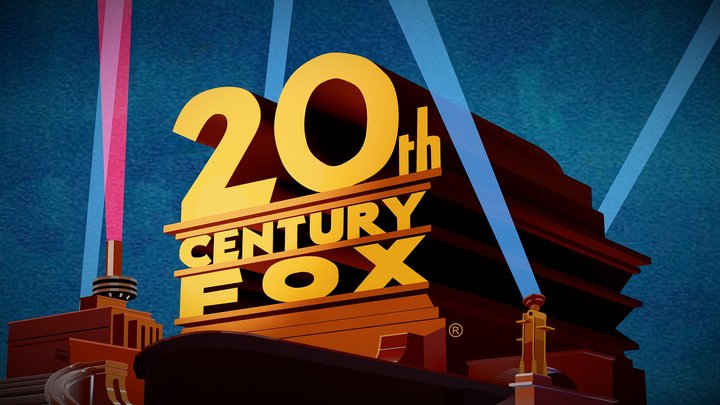 20th Century Fox Movie Logo Replica 3D model animated