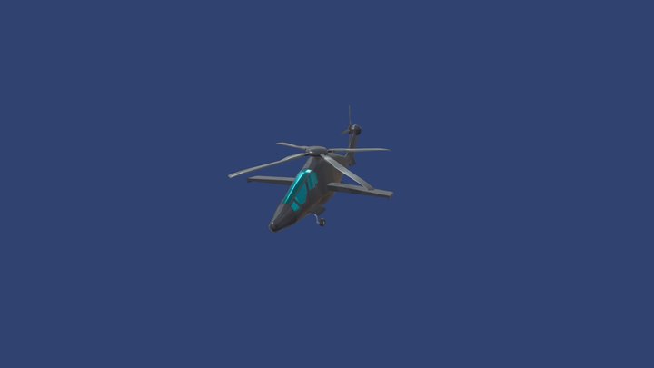 Phantom Helicopter 3D Model