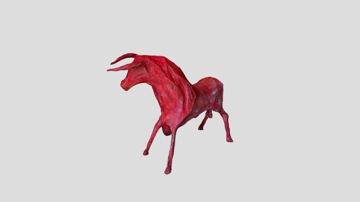 Red Taureau 3D Model