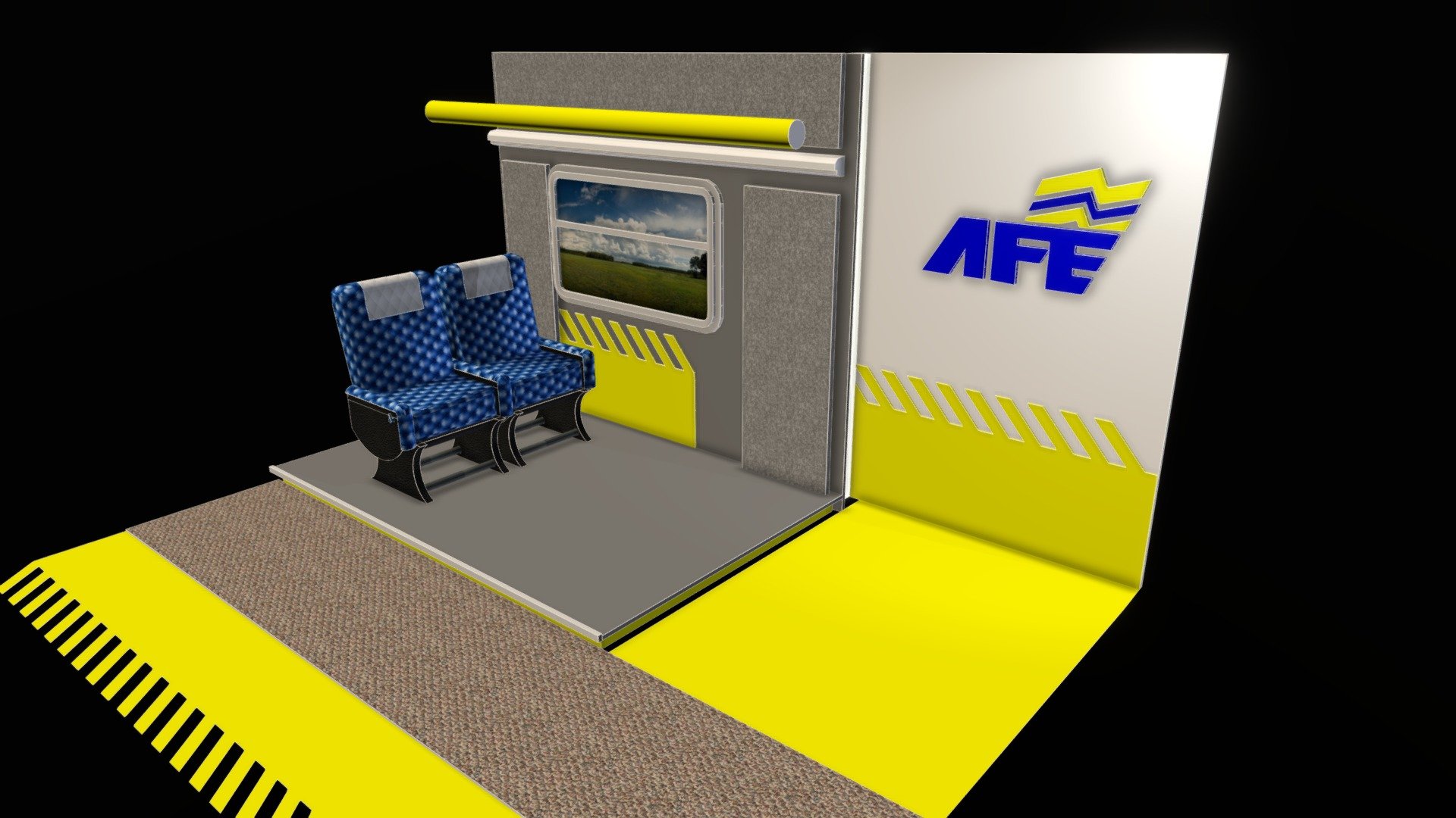 afe stand - 3D model by ArteURBANO [093434a] - Sketchfab