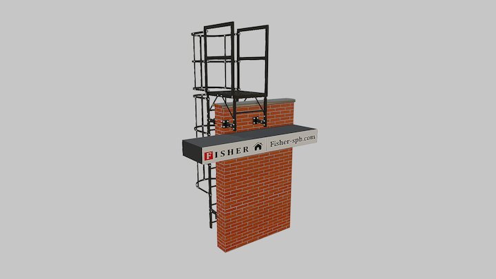Lestnica 3 3D Model