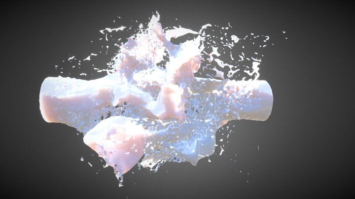 water splash 3D Model