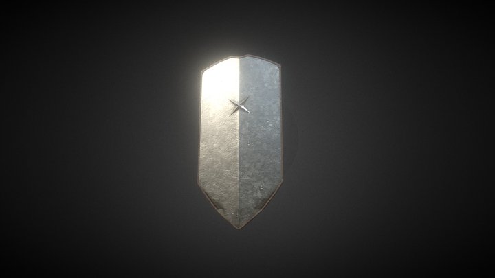 Temerian Shield 3D Model