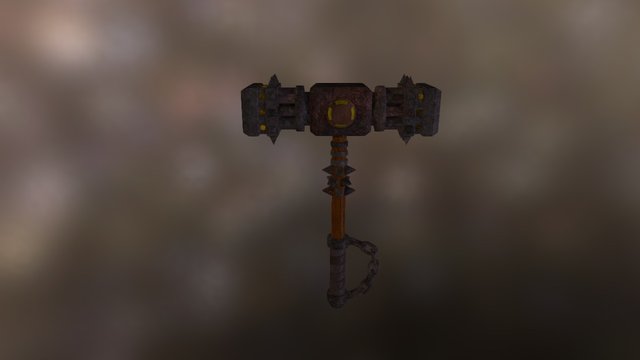 mace model (textured) 3D Model