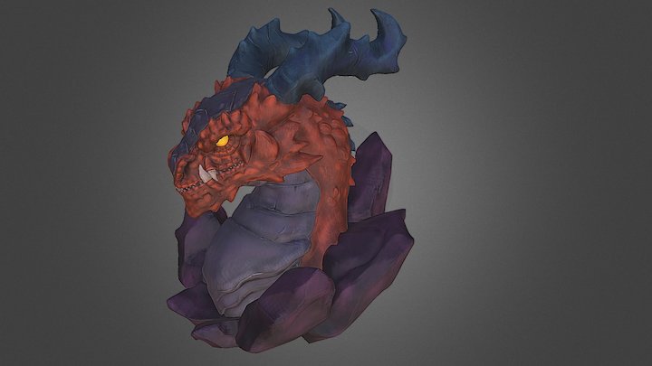 Dragon Bust 3D Model