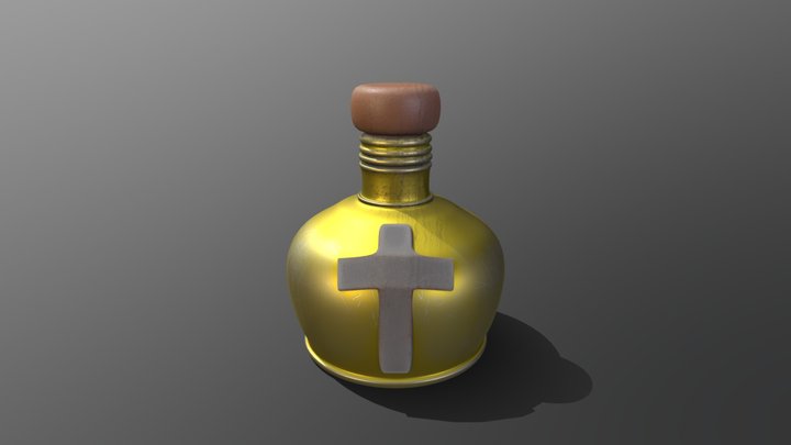 Holy Water Bottle 3D Model