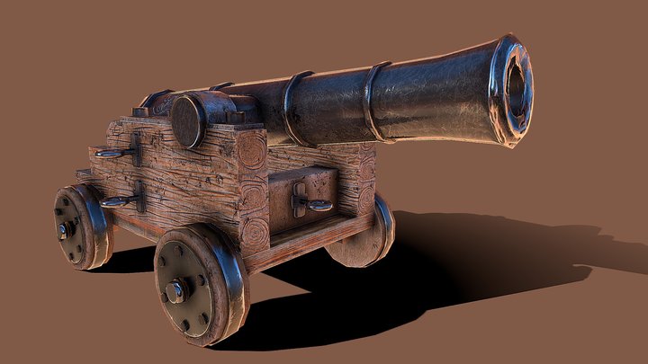 Cannon 3D Model
