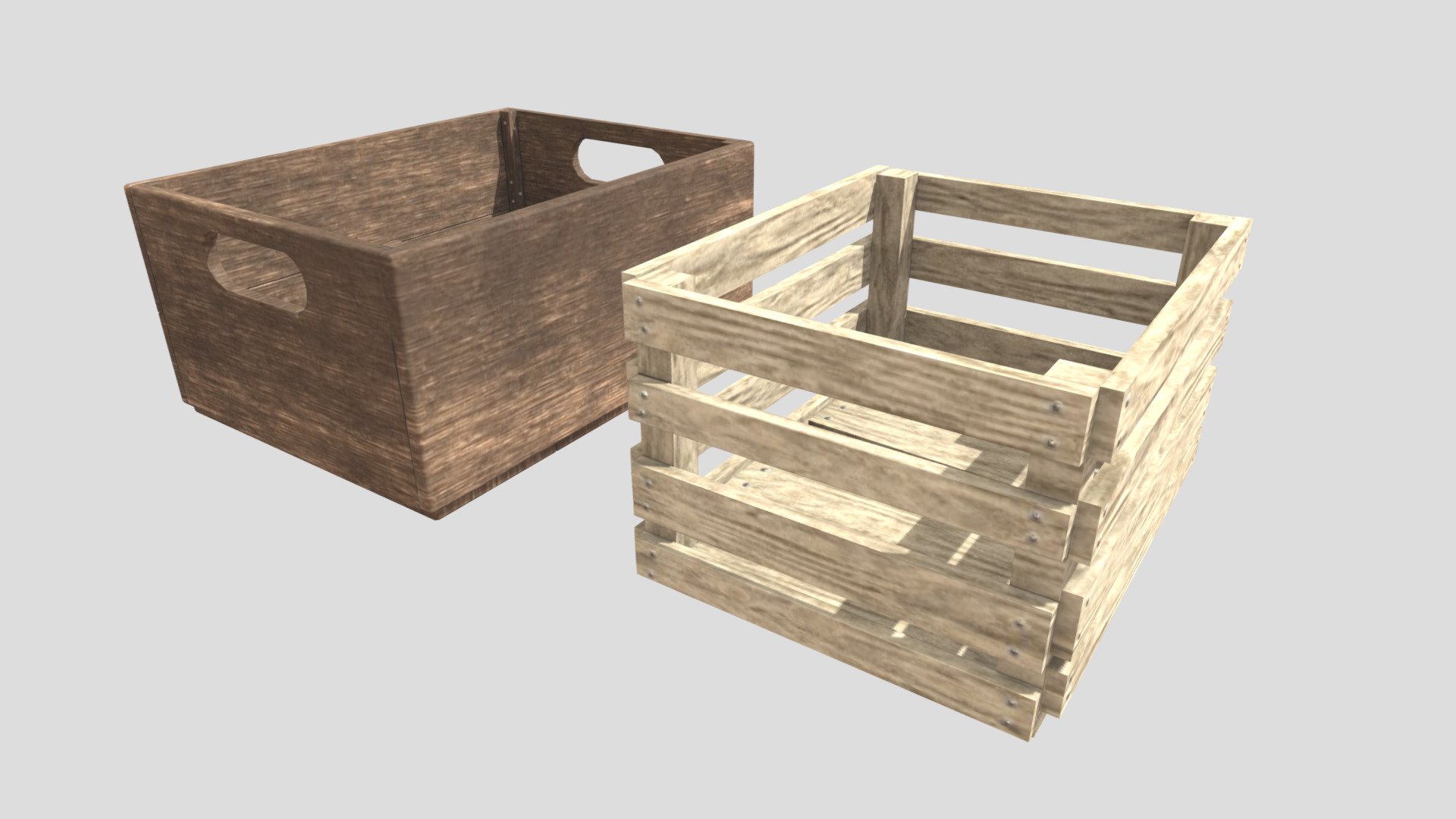 Wooden Crates Download Free 3D model by max_imum [0937f98] Sketchfab