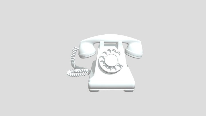 Rotary Phone 3D Model