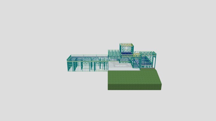 Obra Residencial Completa em LSF- Itupeva SP 3D Model