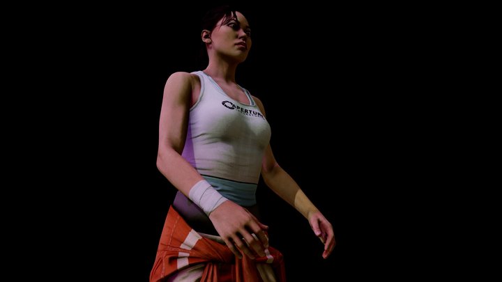 Chell 3D Model