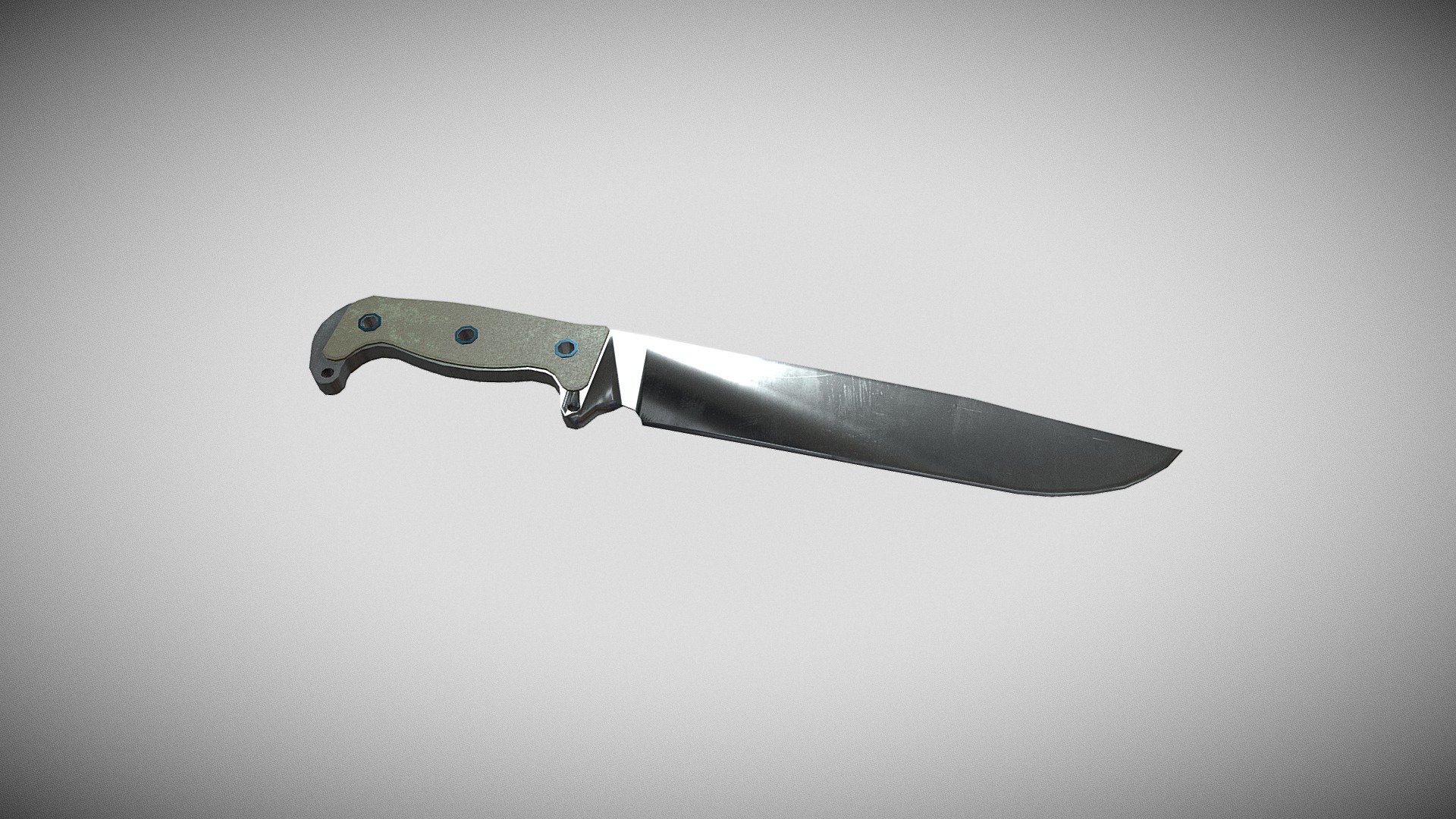 Busse Battle -Shark Knife 3D model