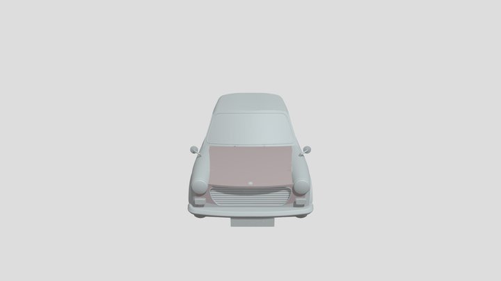 Austin/ Morris 1100 lowpoly for 3D-printing