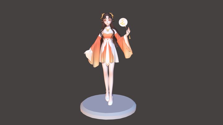 小秋网站渲染FBX 3D Model