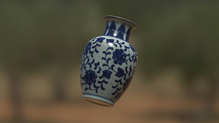 3D scan of vase by Superscan3D 3D Model