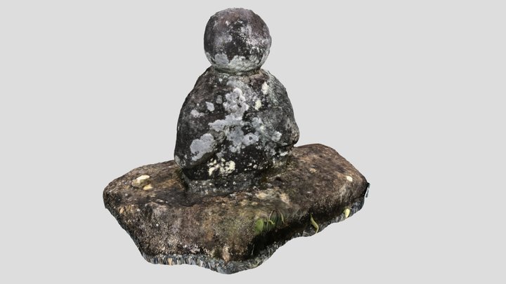 伊豆市戸倉野の道祖神さん（小さい方） 3D Model