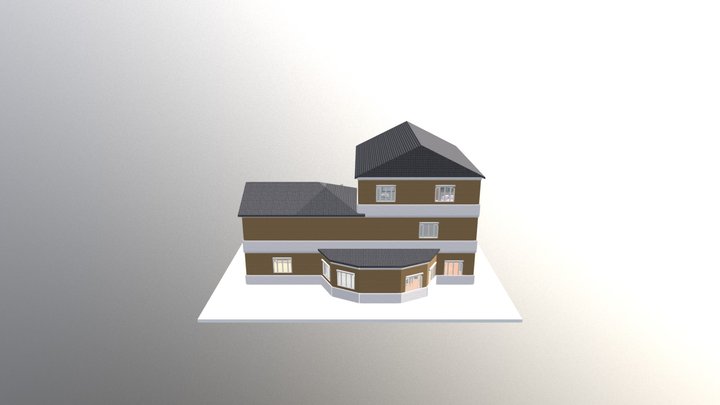 3- Floor Large House (low1) 3D Model
