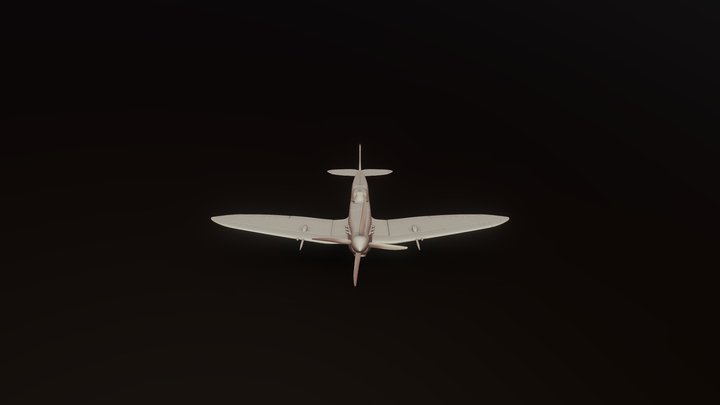 Supermarine Spitfire 3D model 3D Model