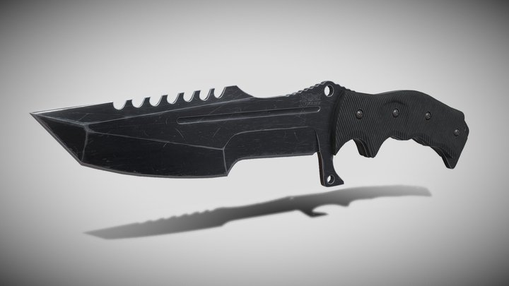 Huntsman Knife 3D Model