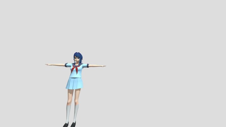 aoi-kiryu-schoolwear 3D Model