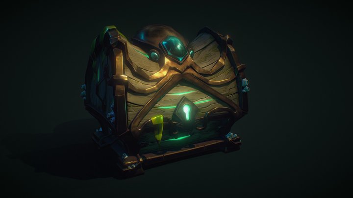 Chest Of Octopus 3D Model