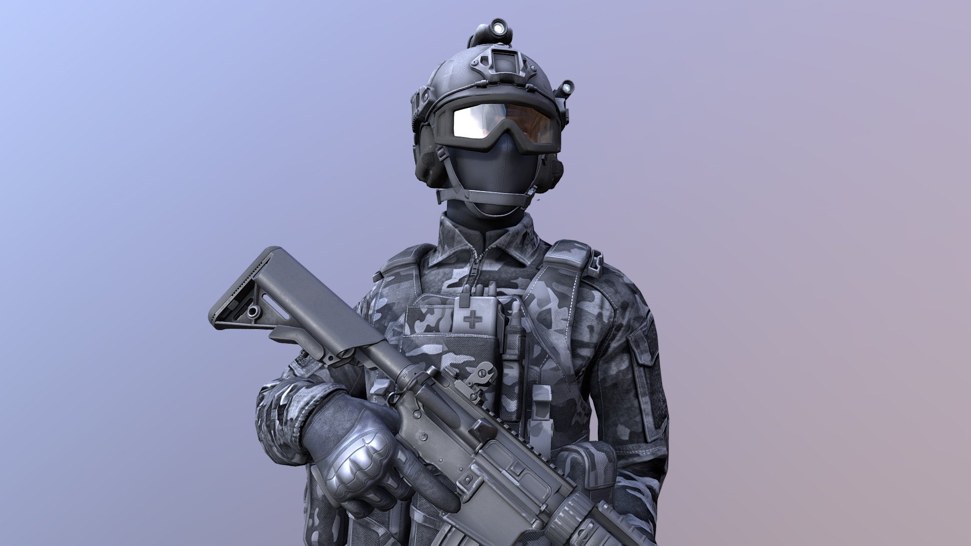 Tactical Soldier / Military Operator - 3D model by Exactly (@txyrm70 ...