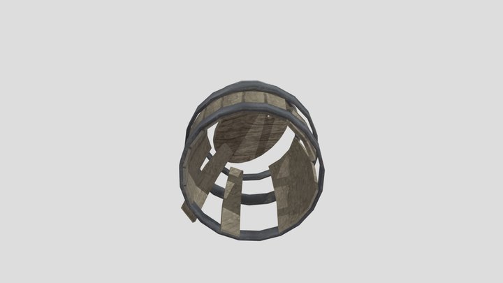 barrel_finished_textured 3D Model