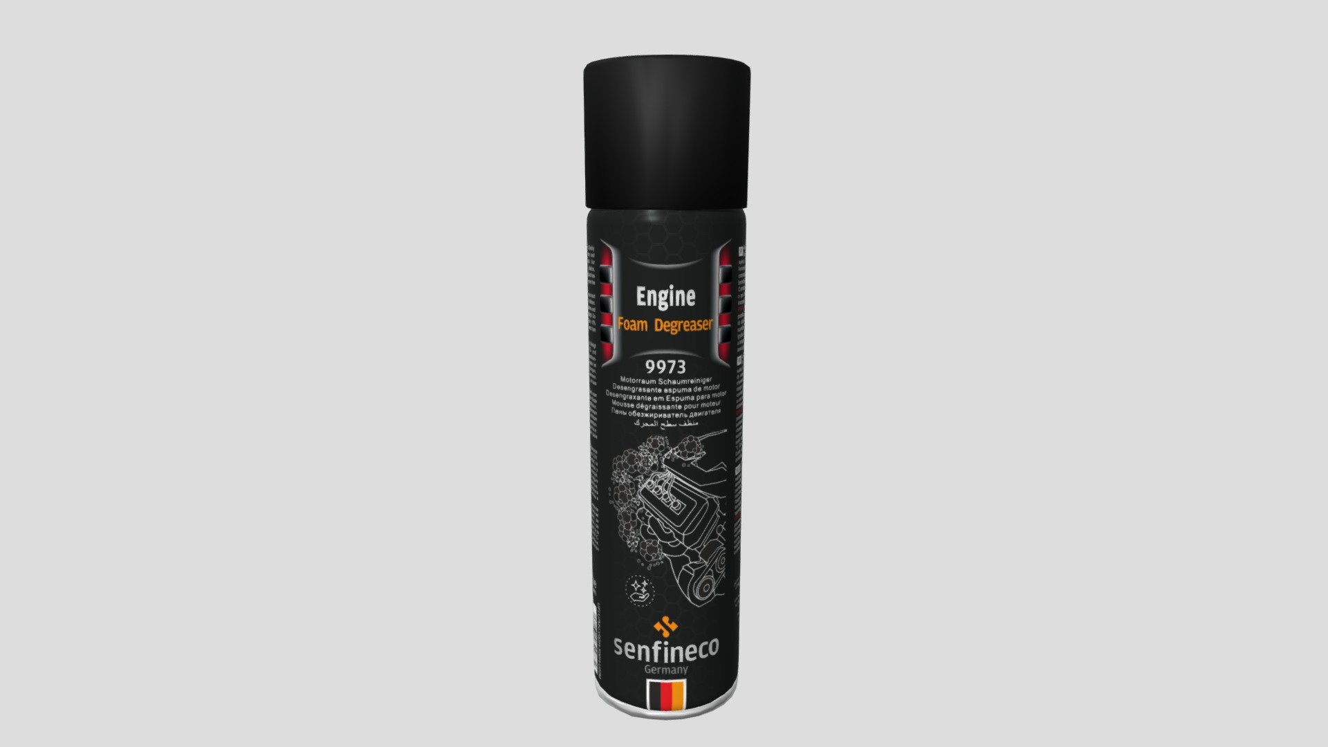 9973 Engine Foam Degreaser — Sketchfab embed 3D viewer