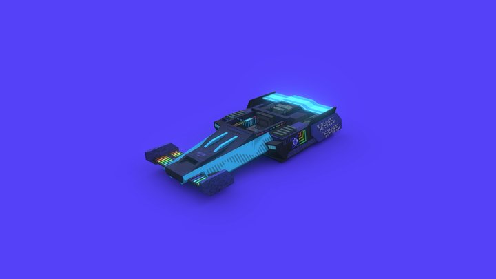 Nakatomi X-1 3D Model