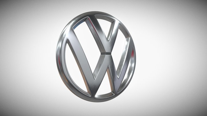 Volkswagen Logo 3D Model