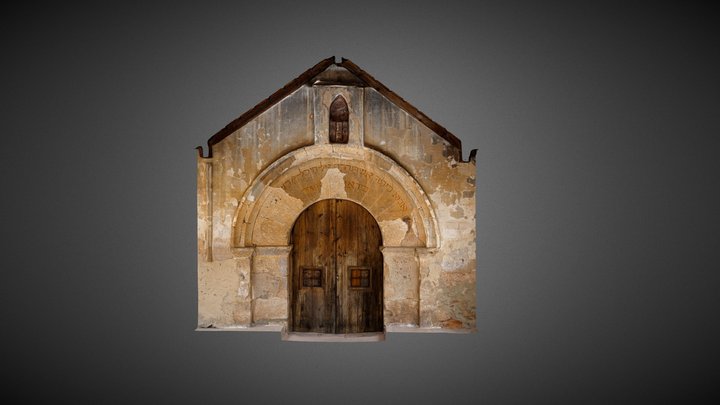 Portada románica Virgen de la Huerta (Ademuz) 3D Model
