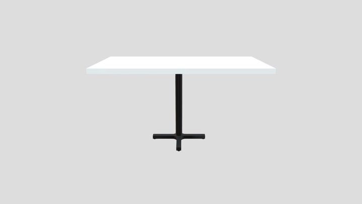 Booth Table 3D Model