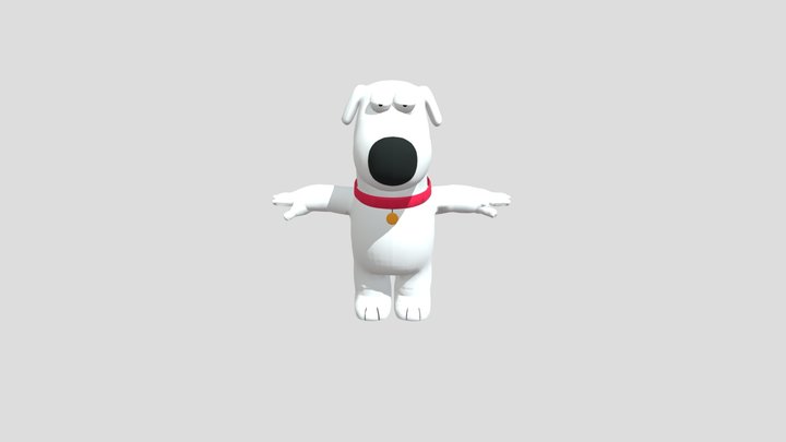 Brian Griffin (Rigged) 3D Model