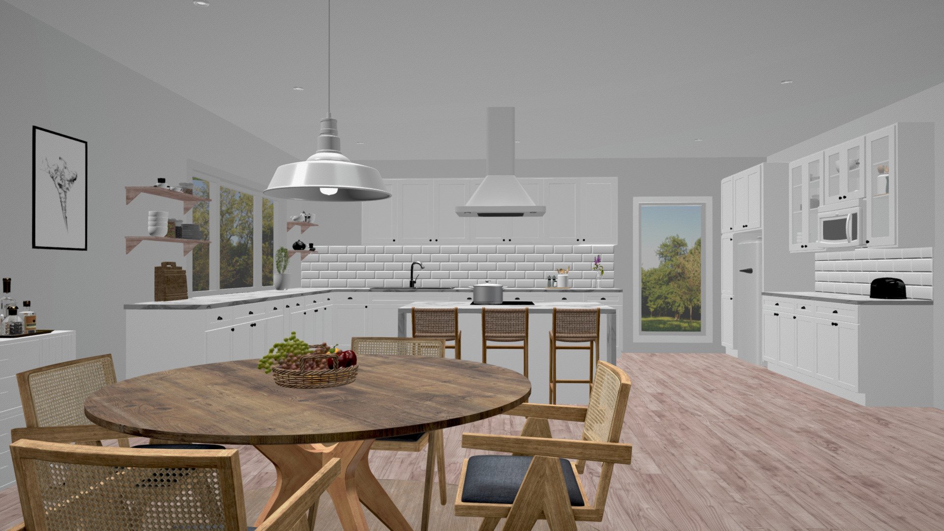 3D sets Kitchen - 3D model by Halo Renders (@HaloRenders) [09406f5 ...