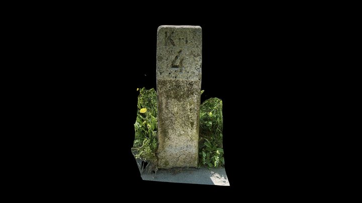 Milestone Treib - Seelisberg Km 4 – Free 3D Model STL