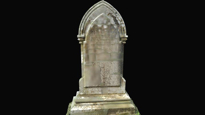 Elizabeth Towers (1863-1903) Headstone 3D Model