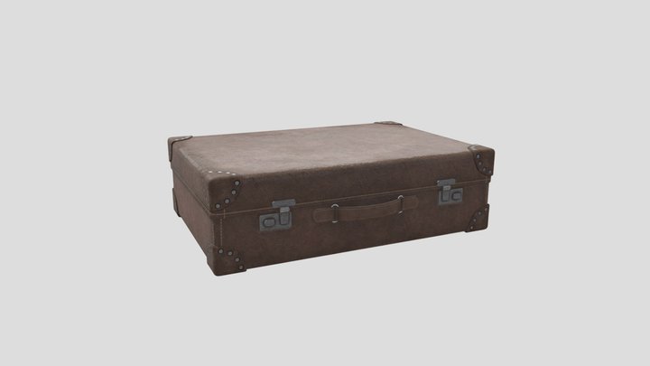Suitcase Game asset 3D Model