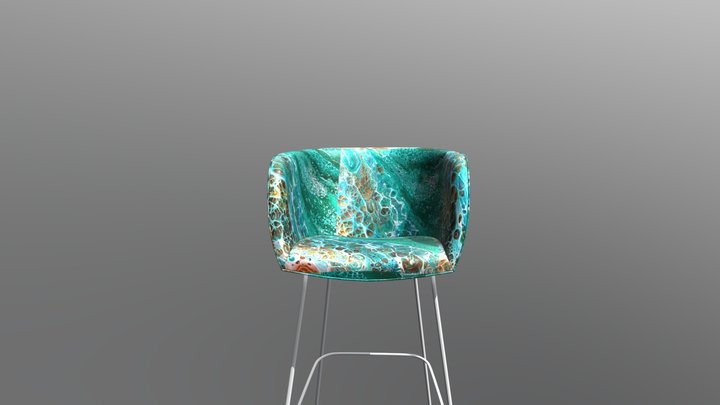 LMD Kitchen Chair PPP - 01 3D Model