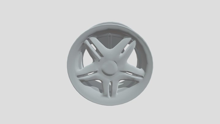 Seat 5-spoke alloy wheel 3D Model