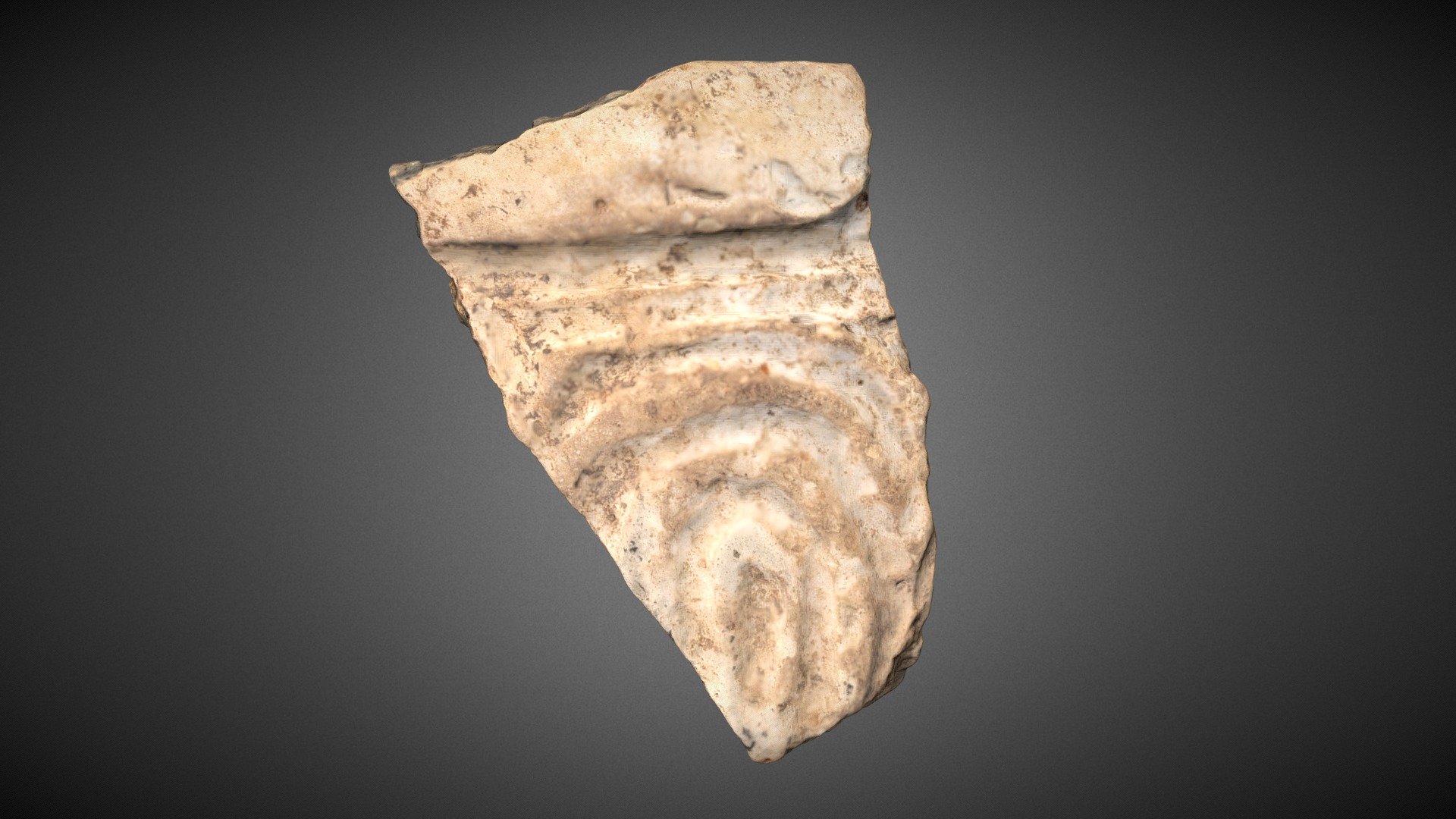 Marksville Incised Rim Fragment