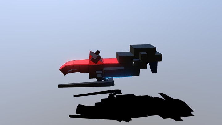 Minecraft Hoverbike 3D Model