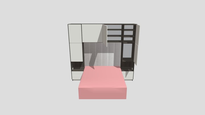 Sypialnia v2 3D Model