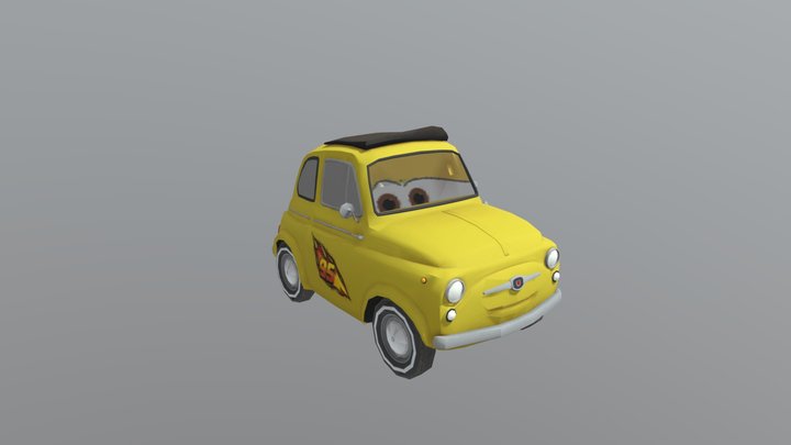 Cars 2 game wii Luigi 3D Model