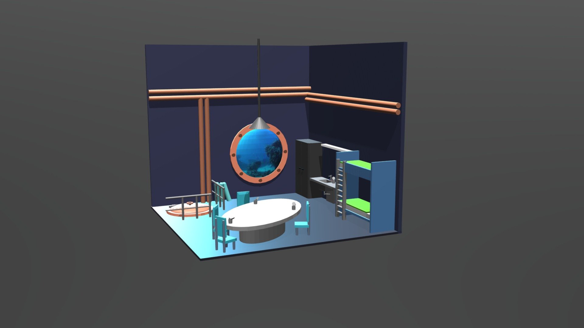 Base Sous-Marine — Sketchfab embed 3D viewer