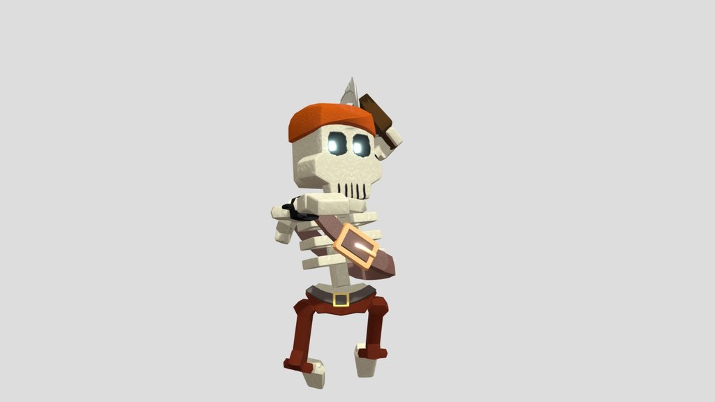 Rec Room - Pirate Skeleton Bottle Thrower