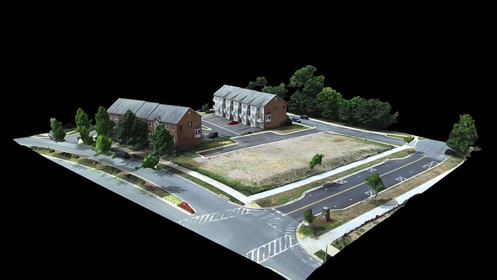 Building Plot Urbana Maryland 3D Model