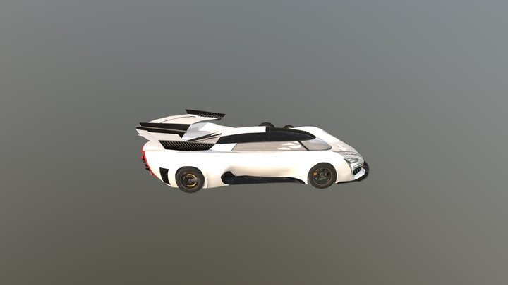 HP_01X  VEGA_X Hyper car 3D Model